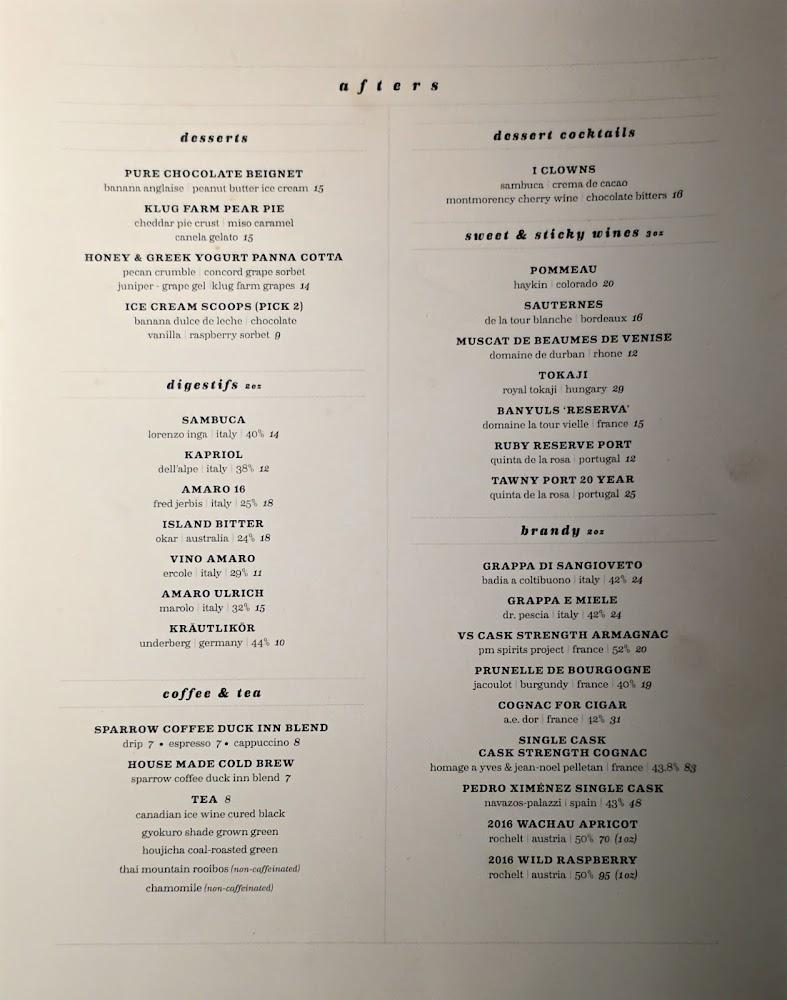 The Duck Inn Menu image 2